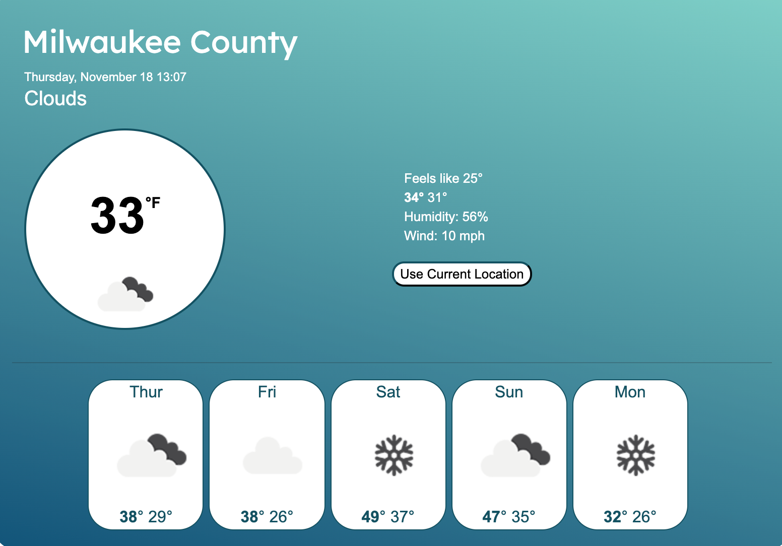 Julie Davis j.Dev Weather App